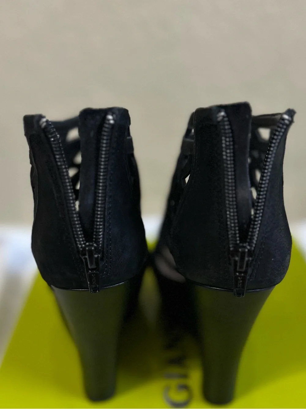 Gianni Bini platform wedge bootie